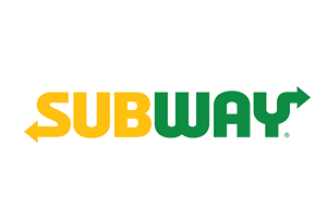 Subway logo.